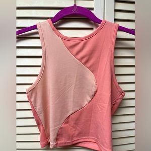 Pink/cream tank top (girls)